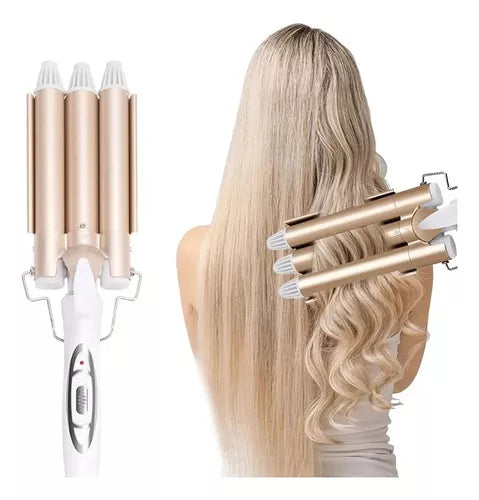 RIZADOR DE PELO TRIPLE EFECTO