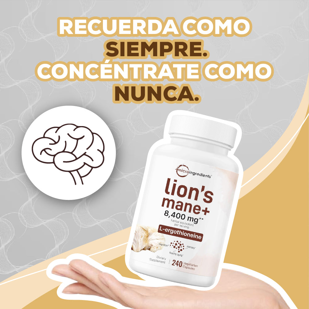 Melena De Leon Con Lergotioneina