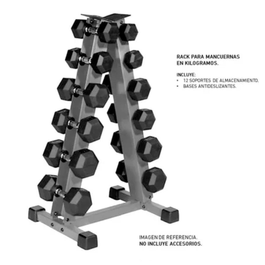RACK PARA MANCUERNAS DE 6 PARES